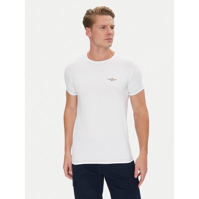 Aeronautica Militare T-Shirt AM1UTI003 Weiß Regular Fit