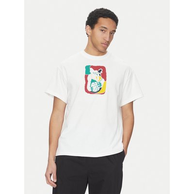 Puma T-Shirt Dylan Exhibit 630673 Weiß Regular Fit