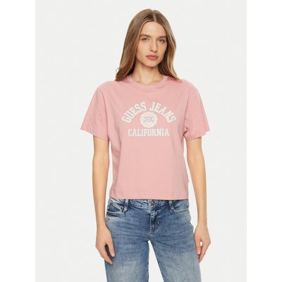 Guess Jeans T-Shirt W5RI43 K8HM0 Rosa Regular Fit