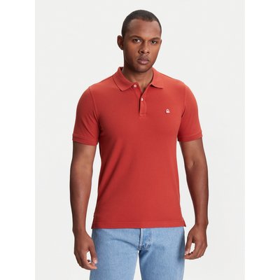 United Colors Of Benetton Poloshirt 3WG9U301Z Rot Slim Fit