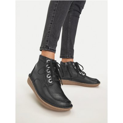 Schnürschuhe Clarks Funny Cedar 261738844 Schwarz