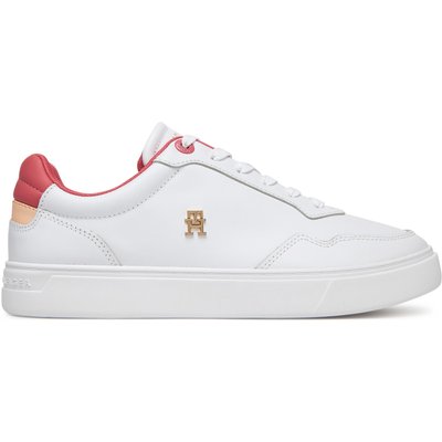 Sneakers Tommy Hilfiger Essential Elevated Court Sneaker FW0FW08680 Weiß