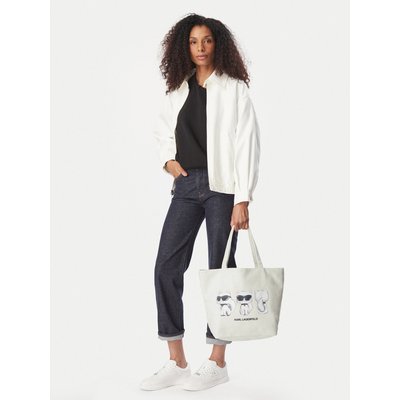 Handtasche KARL LAGERFELD B4W50030 Creme
