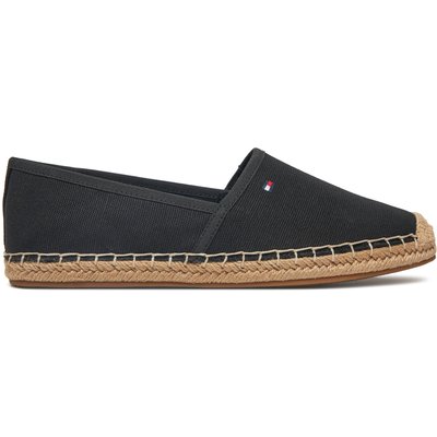 Espadrilles Tommy Hilfiger Flag Canvas Espadrille FW0FW08541 Schwarz