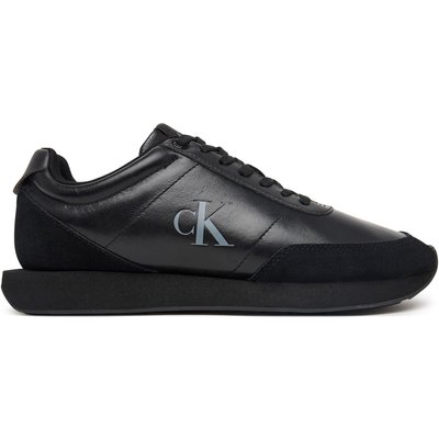 Sneakers Calvin Klein Retro Runner Ess Lth-Sue HW0HW03248 Schwarz