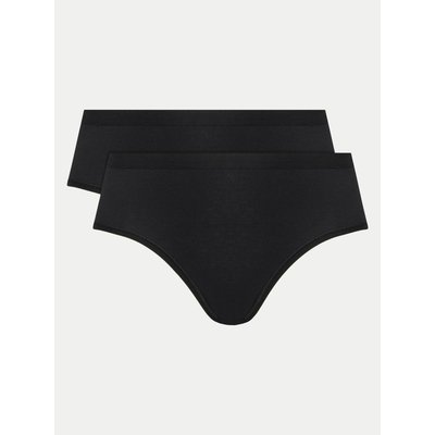 Triumph Klassische Pantys mit hohem Bund-Set Sense Of Cotton 10225046 Schwarz