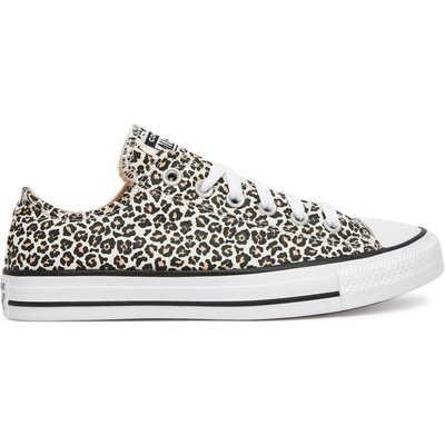 Sneakers aus Stoff Converse Chuck Taylor All Star Leopard A14941C Beige
