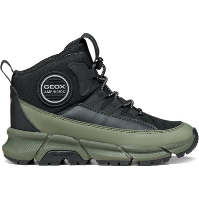 Schnürschuhe Geox J Flexyper Plus Boy B Abx J66LCF 0FUCE C0033 M Dunkelgrün
