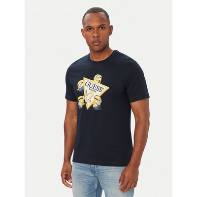 Guess Jeans T-Shirt 183589 Blau Classic Fit