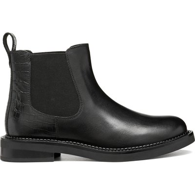Klassische Stiefeletten Geox D Serilda D66WYA 4340 C9999 Schwarz