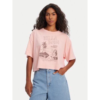 Billabong T-Shirt Island Memories EBJZT00427 Korallenfarben Oversize