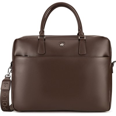 Laptoptasche Beverly Hills Polo Club CWBEO-BHPC-L-016-07. Dunkelbraun