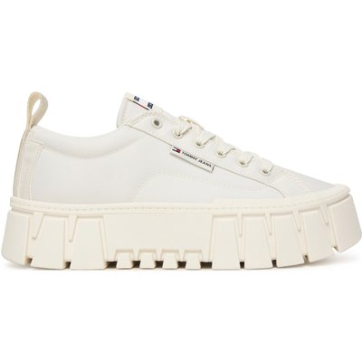 Sneakers Tommy Jeans Tjw Flatform Chunky Sneaker EN0EN03036 Écru