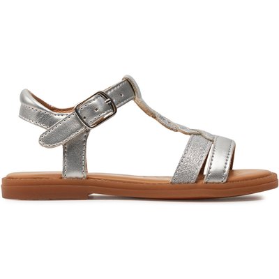 Sandalen Geox J Sandal Karly Girl J4535H 0NFQD C1007 M Silberfarben