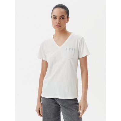 Liu Jo Sport T-Shirt TA5172 JS923 Écru Regular Fit