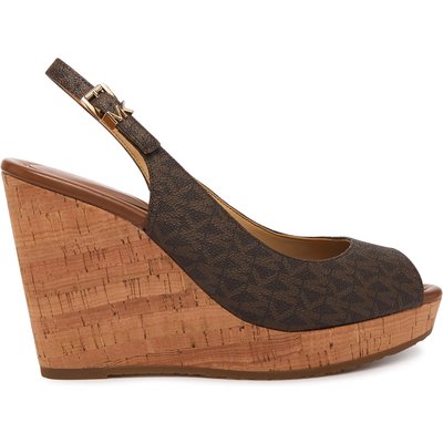 Sandalen MICHAEL Michael Kors Rosie Wedge 40S6RSHS1B Braun