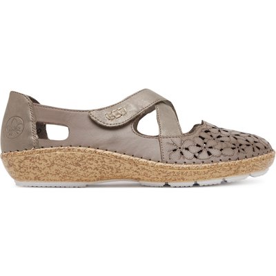 Halbschuhe Rieker CEO-44856-64 Beige