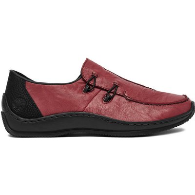 Halbschuhe Rieker L1751-35 Dunkelrot