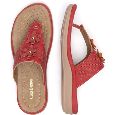 Pantoletten Clara Barson WYL0510-26 Rot