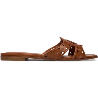 Pantoletten Guess FLJCS2 LEA03 Braun