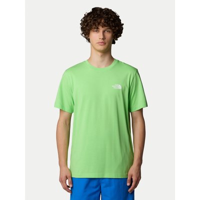 The North Face T-Shirt SS Simple Dome NF0A87NG Grün Regular Fit