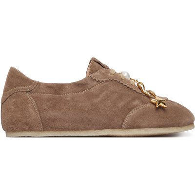 Halbschuhe AGL Hoola Hoop P Charms D562019PGF Dunkelbeige