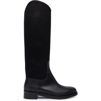 Klassische Stiefel Max Mara Cavalierewk 2524796112600 Schwarz