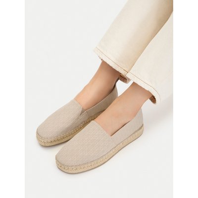 Espadrilles Calvin Klein All Over CK HW0HW02933 Beige