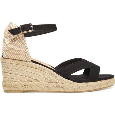 Espadrilles Castañer Bruna/6/001 025533 Schwarz