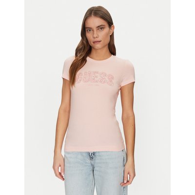 Guess T-Shirt W5GI04 J1314 Rosa Slim Fit