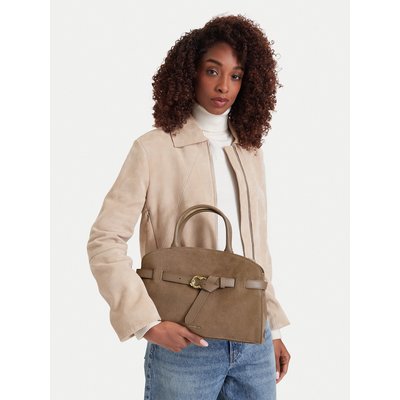 Handtasche Coccinelle TLB Coccinellesabine Suede Bi E1 TLB 18 04 01 Dunkelbeige