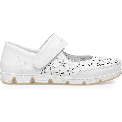 Halbschuhe Rieker 49977-80 Weiß