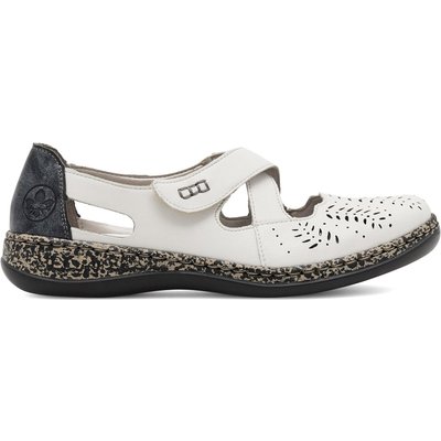 Halbschuhe Rieker 46375-60 Weiß