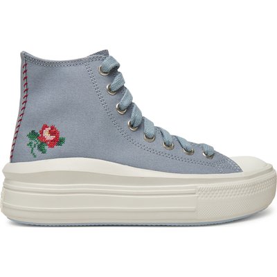 Sneakers aus Stoff Converse Chuck Taylor All Star Move Platform Rose A12571C Grau