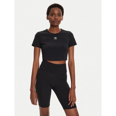 adidas T-Shirt Essentials II8057 Schwarz Slim Fit