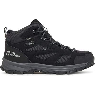 Trekkingschuhe Jack Wolfskin Vojo Tour Texapore Mid A64104 Schwarz