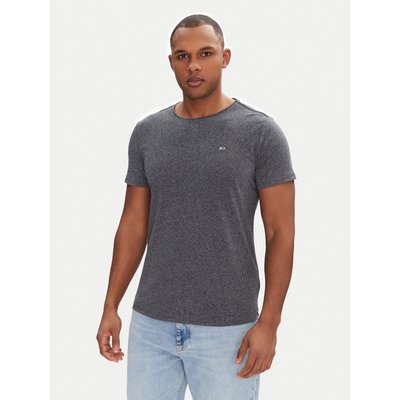 Tommy Jeans T-Shirt Jaspe DM0DM09586 Grau Slim Fit
