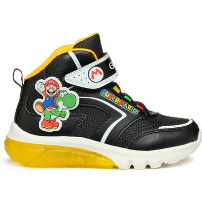 Sneakers Geox J Ciberdron Boy J46LBJ 054FU C0054 D Schwarz