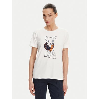 Olsen T-Shirt 11105029 Weiß Slim Fit