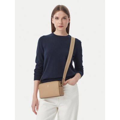 Handtasche Tommy Hilfiger Th Joy Camera Bag AW0AW19060 Beige