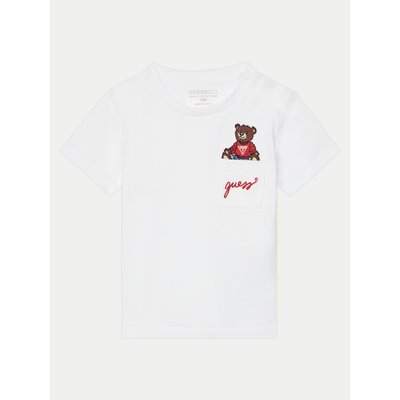Guess T-Shirt I5RI03 I3Z14 Weiß Regular Fit