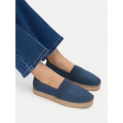 Espadrilles Calvin Klein Oblique Espadrille Webbing HW0HW02934 Blau