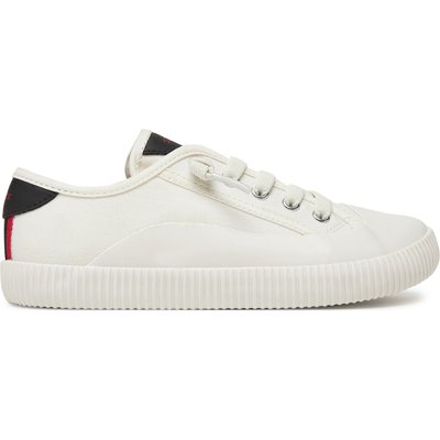 Sneakers aus Stoff Geox J Tippeste J55N3A 1054 C0050 S Weiß