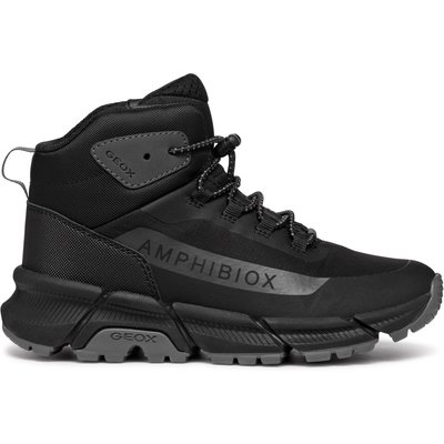Schnürschuhe Geox J Flexyper Plus Boy J46LCA 0FU50 C0005 M Schwarz