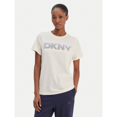 DKNY Sport T-Shirt DP6T1557 Écru Relaxed Fit