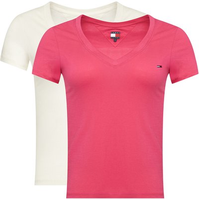 Tommy Jeans T-Shirt-Set DW0DW21367 Bunt Slim Fit