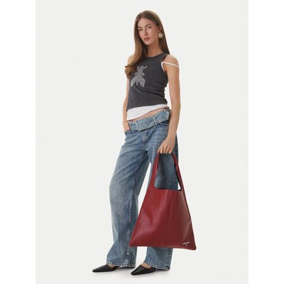 Handtasche Patrizia Pepe 8B0321/L148-B861 Dunkelrot