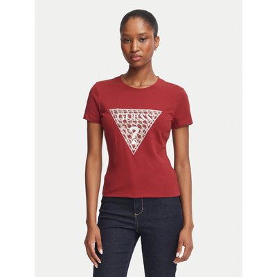 Guess T-Shirt W6BI61 K7948 Dunkelrot Regular Fit