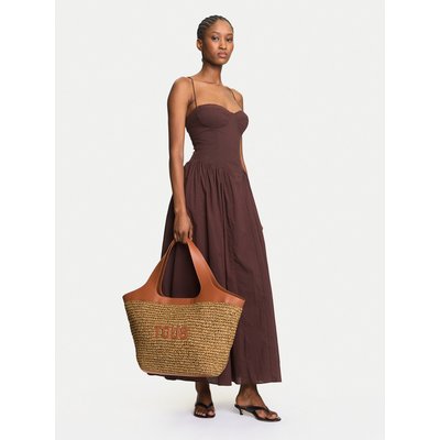 Handtasche TOUS Lirio Rafia 2002205243 Braun