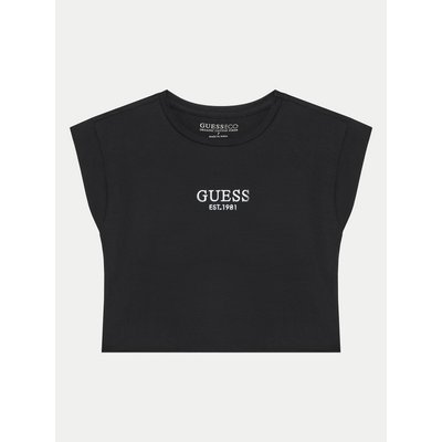 Guess T-Shirt J4BI34 J1314 Schwarz Boxy Fit